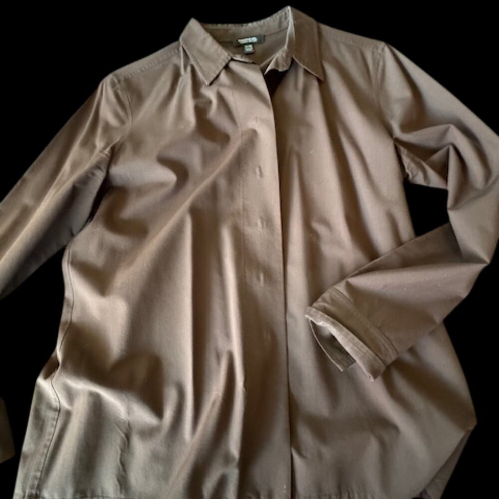 Designer Dark Brown Women's shirt 12/46